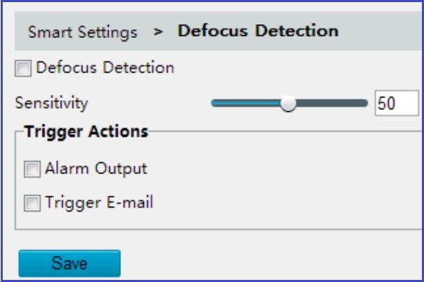 Cài đặt Defocus Detection