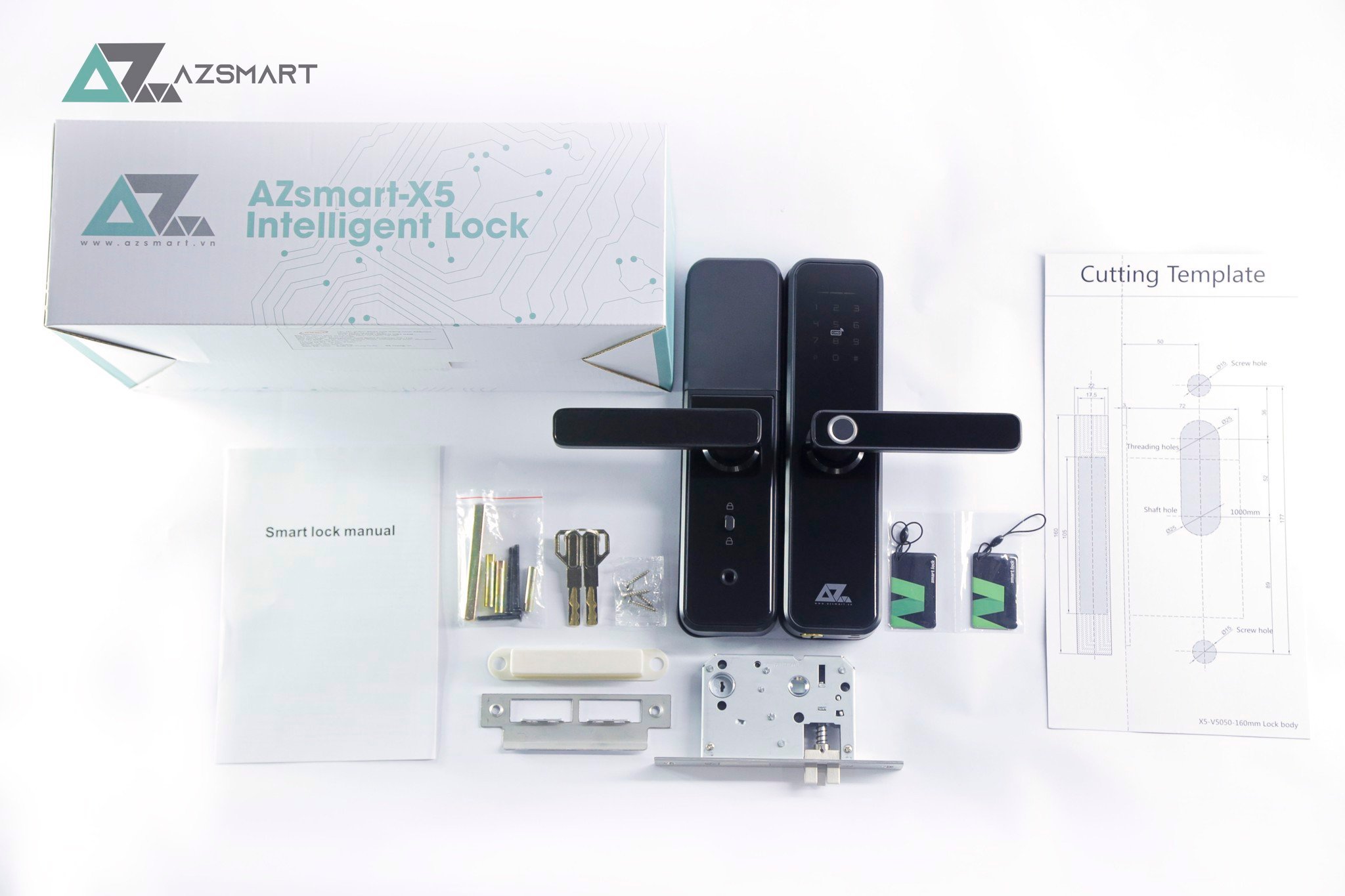 Khóa cửa văn tay AZsmart - X5