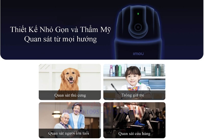 Sử dụng camera WIFI TA22CP của IMOU
