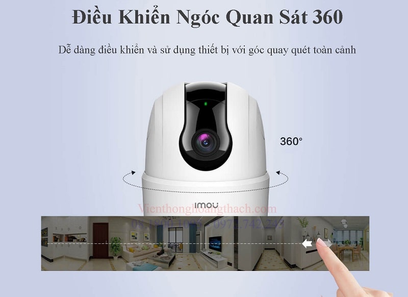 CAMEAR WIFI quay 360 TA22CP của IMOU