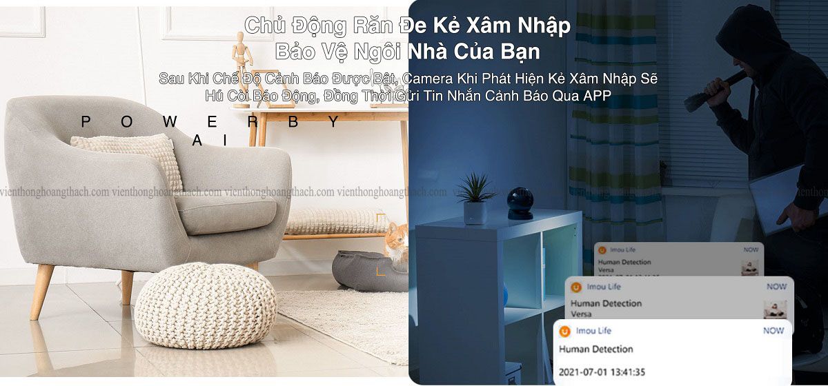 Tính năng cảnh báo âm thanh bất thường trên camera A42P