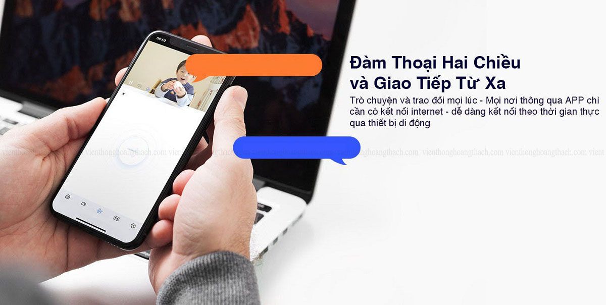 Camera c1c-b cho phép đàm thoại 2 chiều