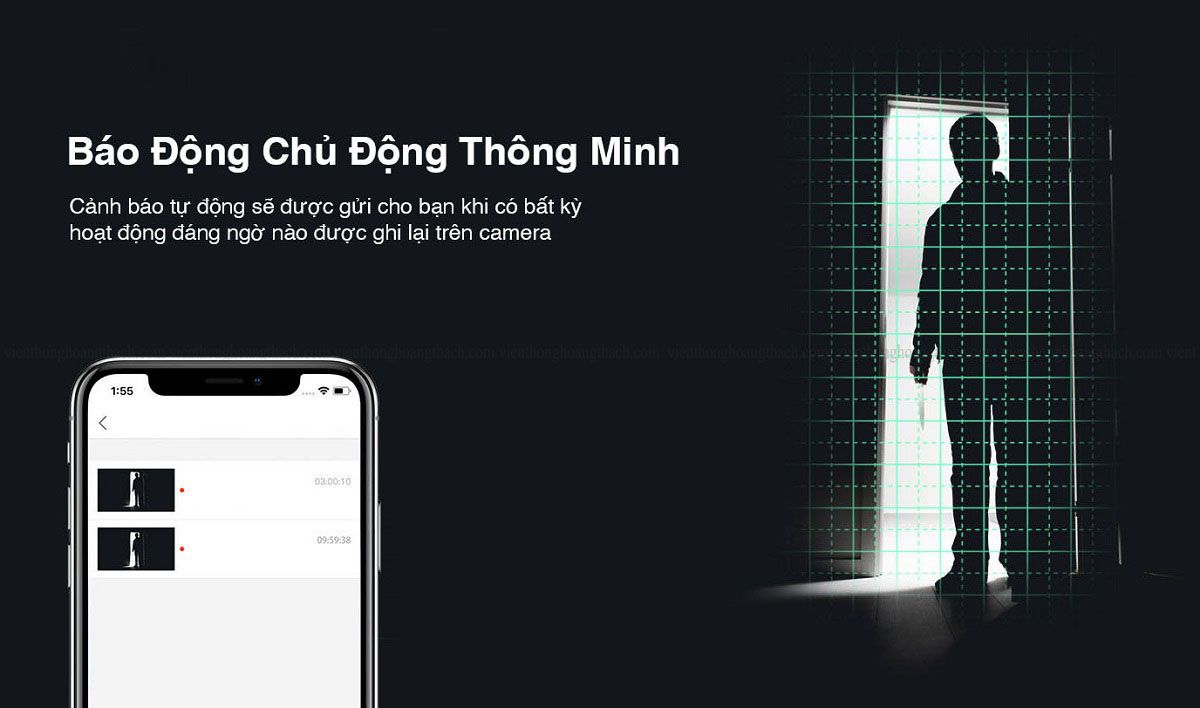 Camera c1c-b cho phép đàm thoại 2 chiều