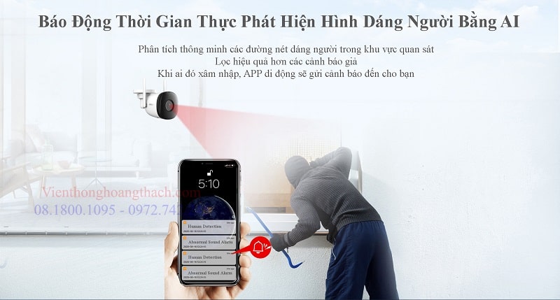 Camera báo động chống trộm IPC-F42P