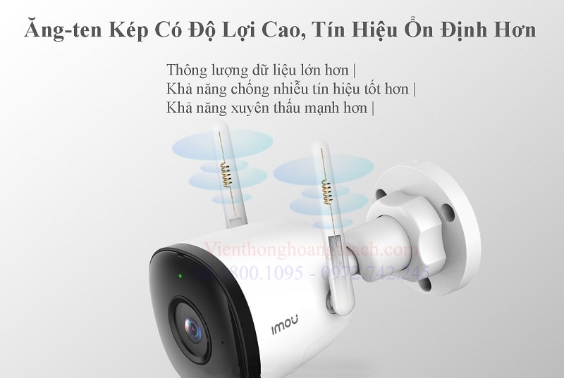 Camera wifi 2 dâu độ nét cao của IMOU