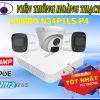 Lắp Đặt bộ 3 camera IP POE 4.0MP (COMBO N34P1LS-P4)