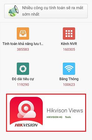 Tính dung lượng lưu trữ và băng thông với HIKVISION VIEW