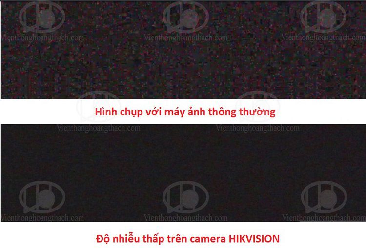 Camera HIKVISION Full Color với độ nhiễu thấp trong điều kiện ánh sáng yếu