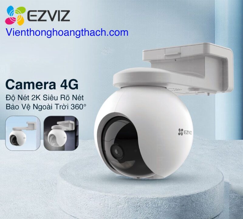 Camera EZVIZ EB8 4G Hỗ Trợ GPS Dùng Pin Sạc Ngoài Trời Thông Minh