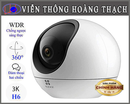 Camera H6 3K 5MP EZVIZ 360 Không Dây WiFi Thông Minh Cao Cấp