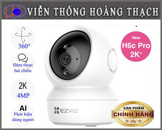 Camera EZVIZ H6c 2K 4MP Nét Cao Thông Minh Giá Rẻ