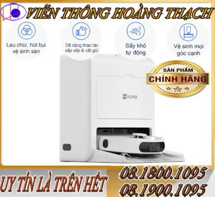 Freebo Robotics Robot Hút Bụi FREEBO RS2 EZVIZ Lau và Quét Sàn Nhà Thông Minh