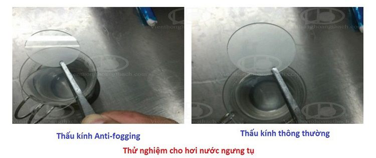 thấu kính chống nước và hơi nước ngưng tụ