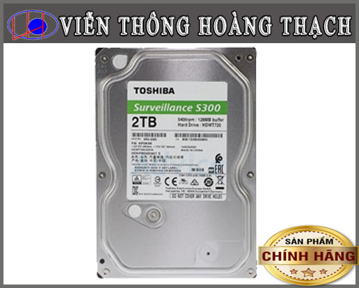 Ổ cứng lưu trữ chuyên dùng cho Camera Toshiba 2TB