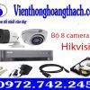 TRỌN BỘ 8 CAMERA HIKVISION 5Mp