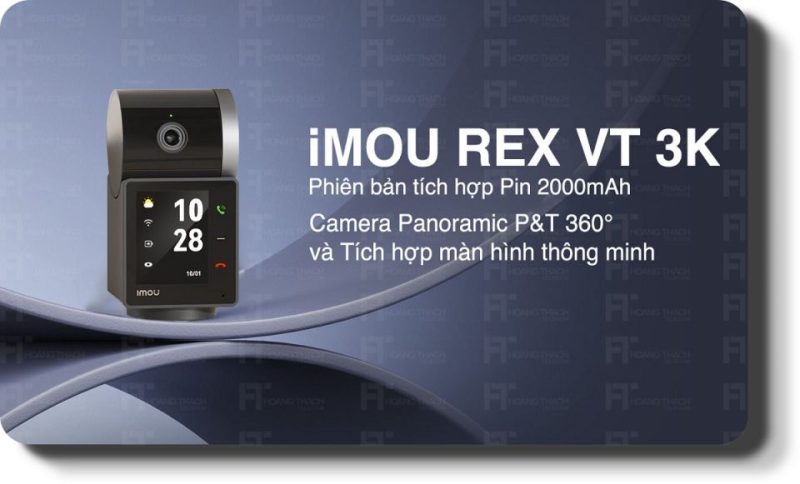Camera REX VT Pro iMOU 3K Dùng Pin IPC-S2VBP-5M0WR