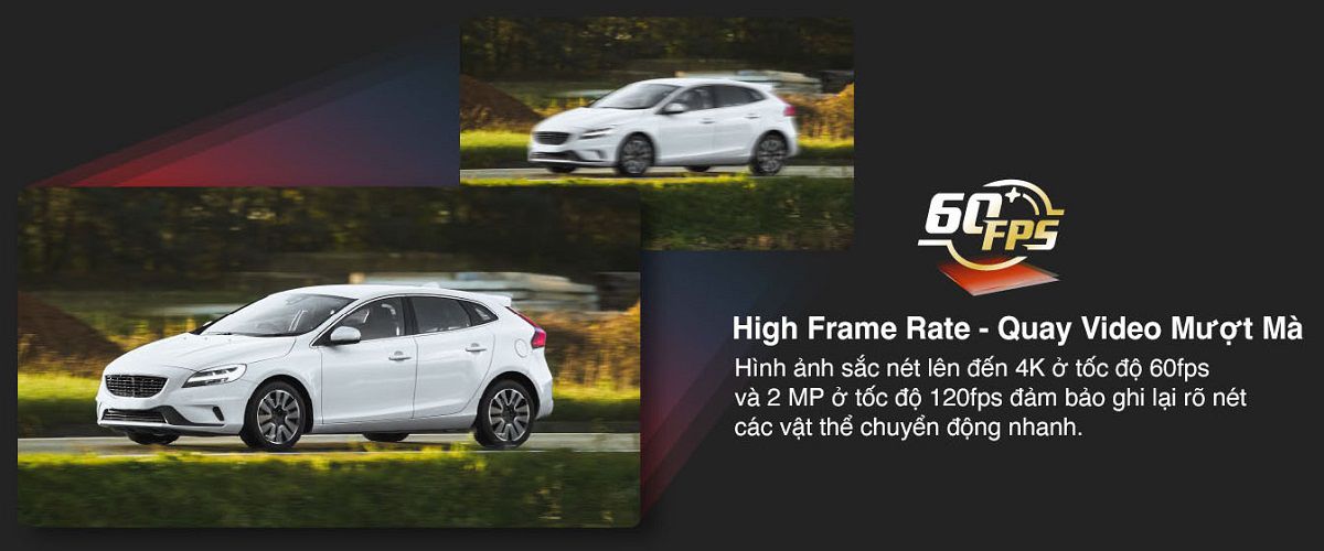 Tốc độ khung hình cao 120FPS