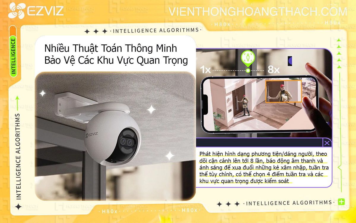 Nhiều thuật toán thông minh - Bảo vệ các khu vực an ninh quan trọng