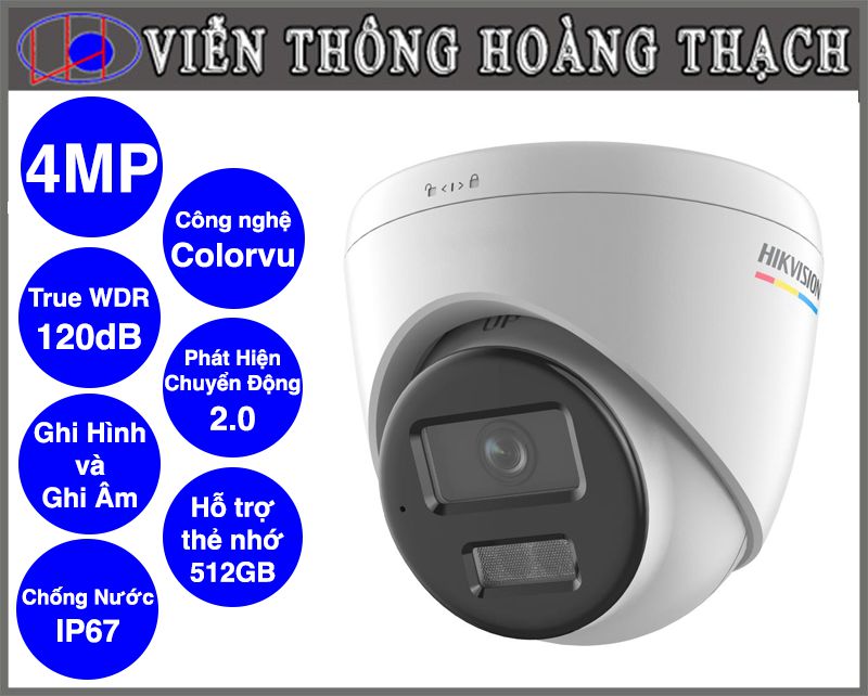 DS-2CD1347G2-LUF Camera Dome IP của Hikvision