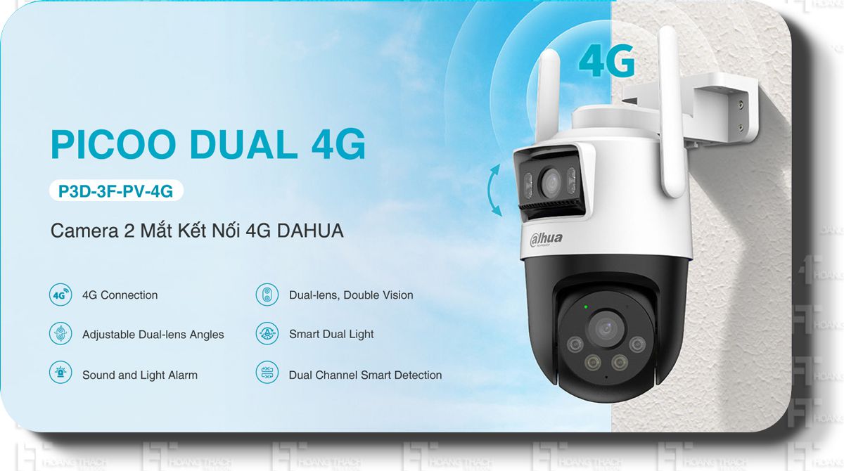 Camera DAHUA Picoo Dual D1 4G DH-P3D-3F-PV-4G